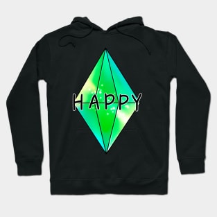 HAPPY. Sims 4 mood plumbob Hoodie